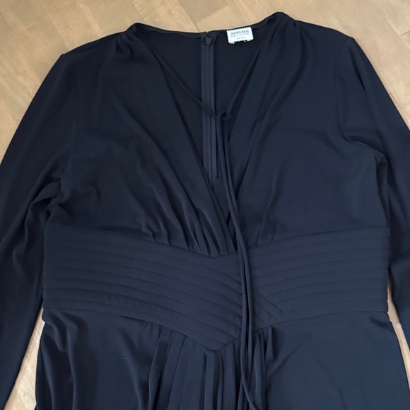 Armani Collezioni Black Long Sleeve Dress - Picture 4 of 7